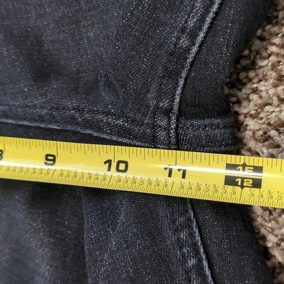 Vervet Audrey Mom High rise Jeans Stretchy Distressed Size 26 Black NEW - Picture 5 of 7